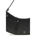 Black Calf Leather Bos Taurus Shoulder Bag