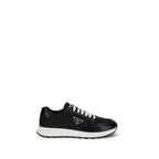 Black Recycled Polyamide Athletic Sneakers