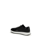 Black Recycled Polyamide Athletic Sneakers