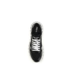 Black Recycled Polyamide Athletic Sneakers