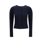 Blue Cotton Cardigan