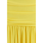 Bicolor Viscose Casual Dress