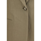Brown Linen Coat