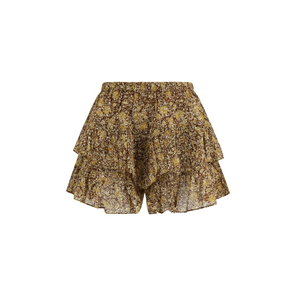 Bicolor Cotton Short And Mini Shorts