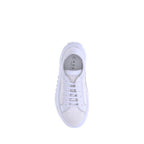 White Other Fibres Platform Sneakers