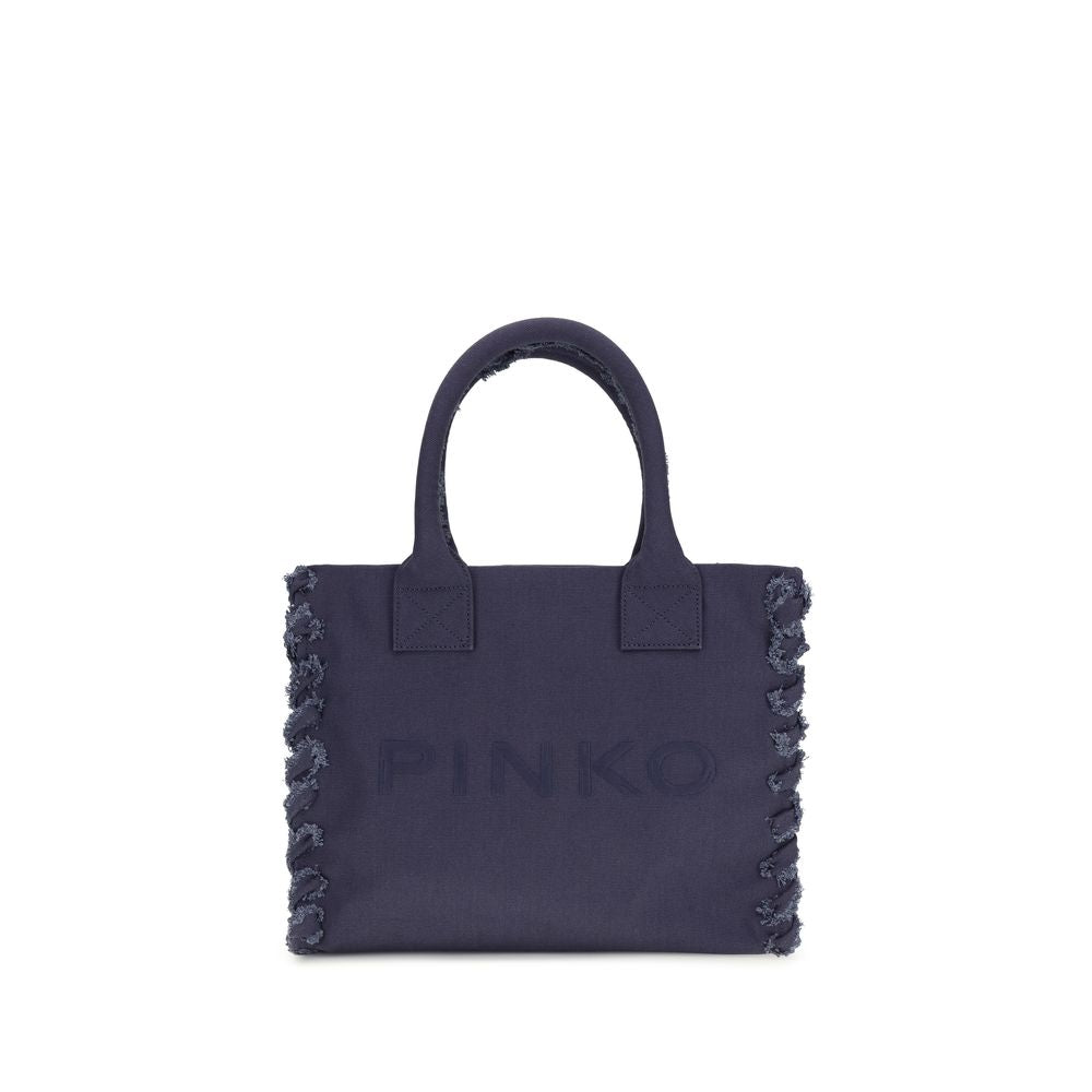 Blue Cotton Shoulder Bag