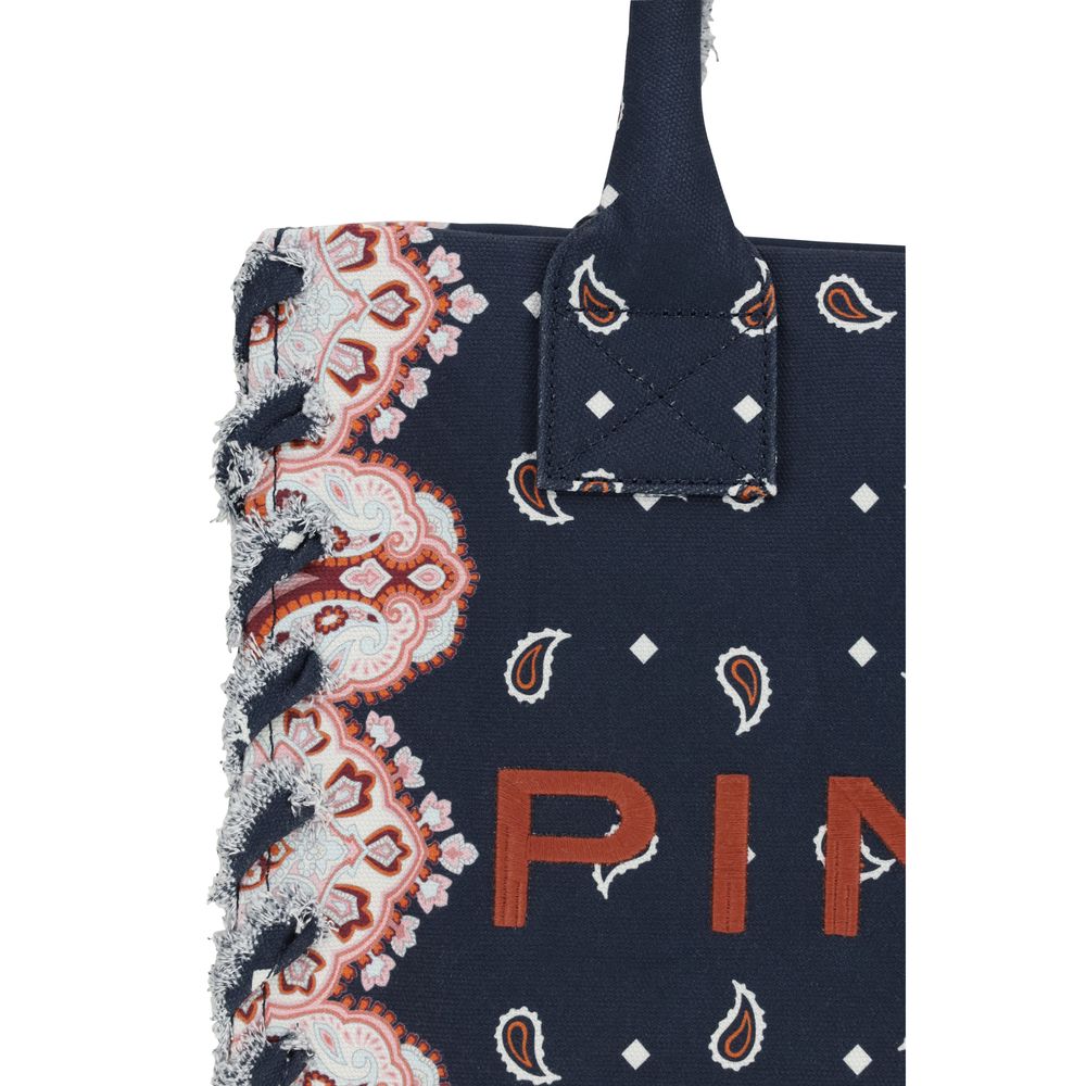 Multicolor Cotton Shoulder Bag