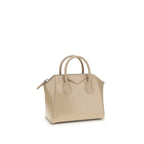 Beige Calf Leather Bos Taurus Shoulder Bag