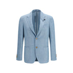 Blue Silk Blazer