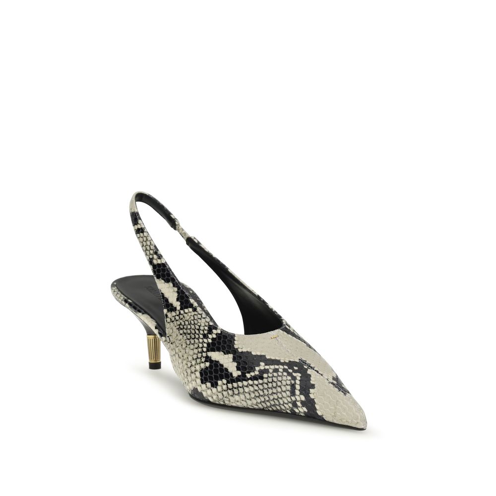 Multicolor Calf Leather Bos Taurus High Heel Pumps