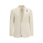 White Cotton Blazer