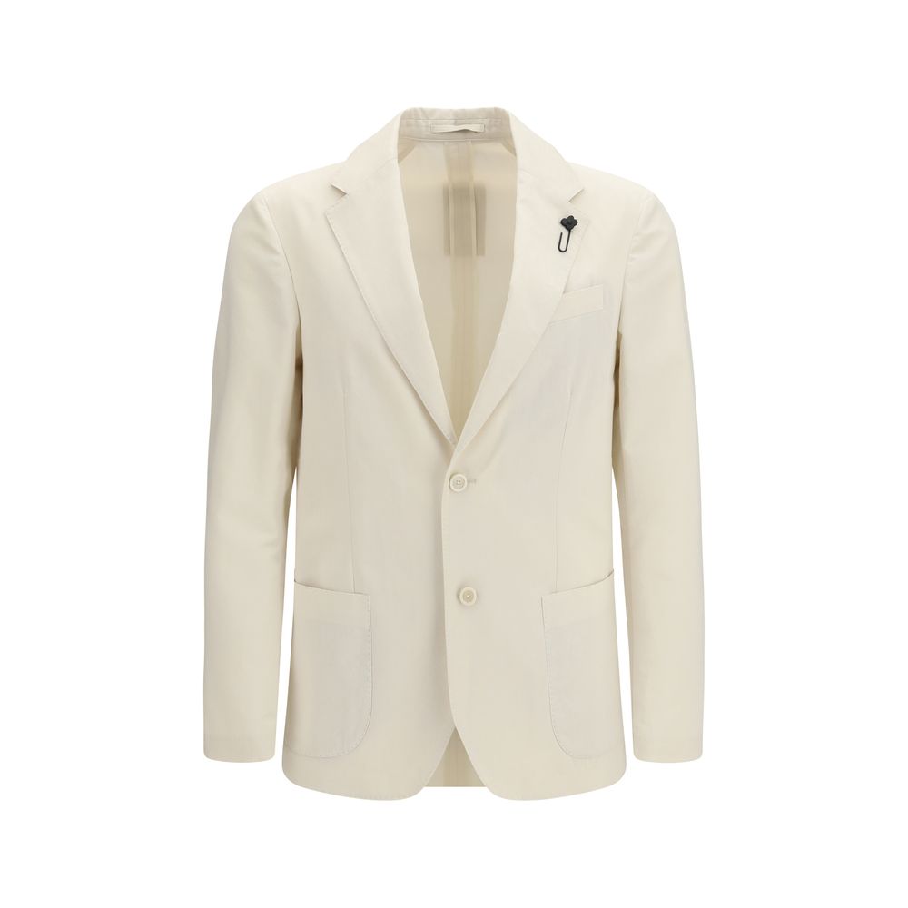White Cotton Blazer