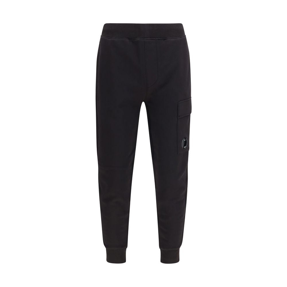 Black Cotton Cargo Pants