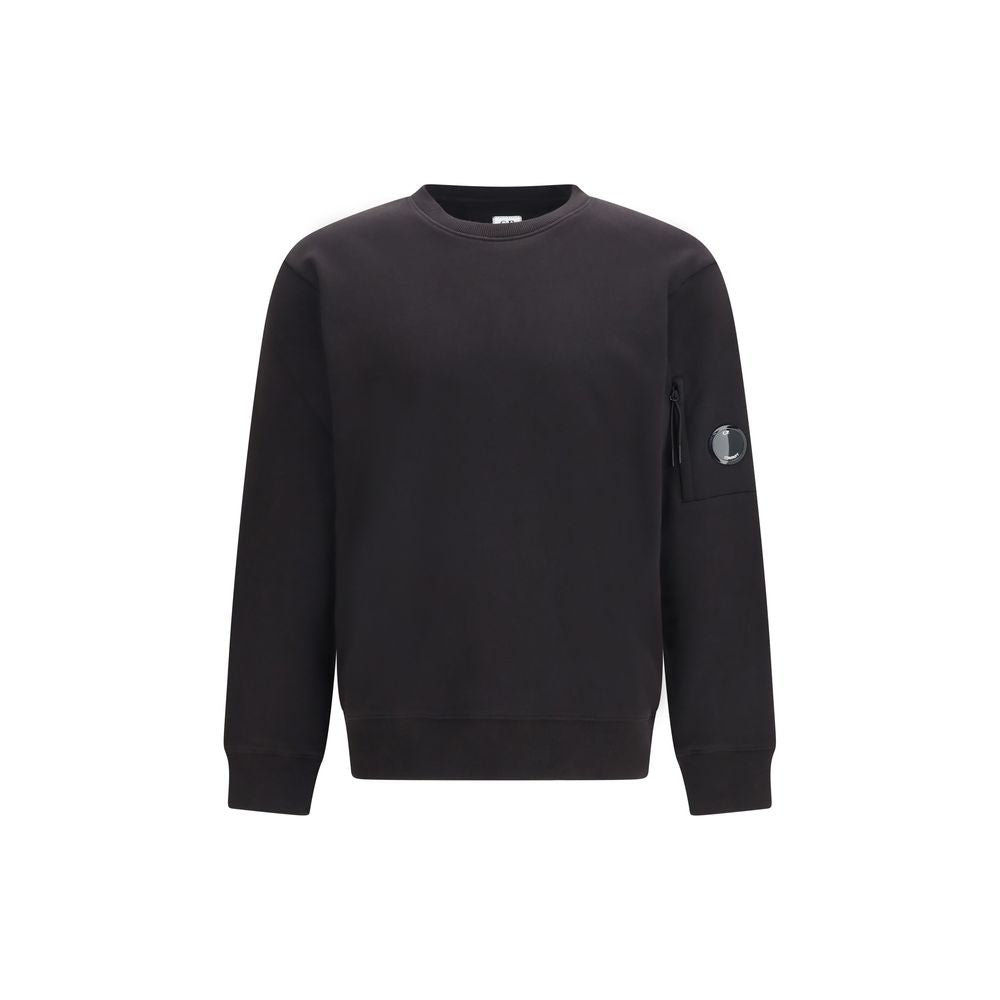 Black Cotton Sweatshirt
