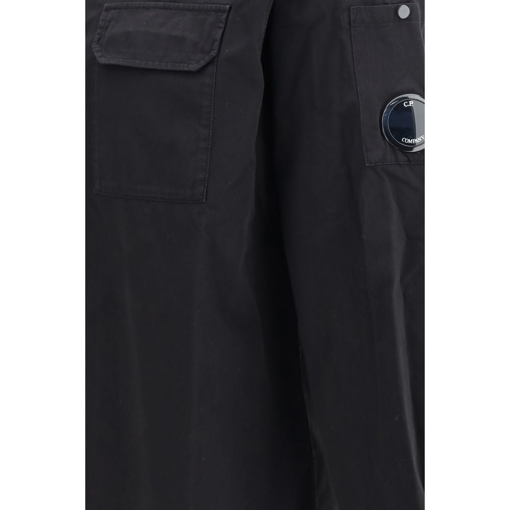 Black Cotton Denim Jacket