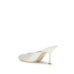 White Calf Leather Bos Taurus Mules