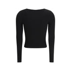 Black Cotton Sweatshirt