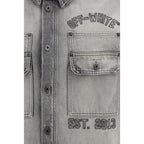 Gray Denim Shirt