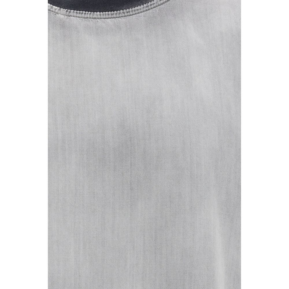 Gray Cotton T-Shirt