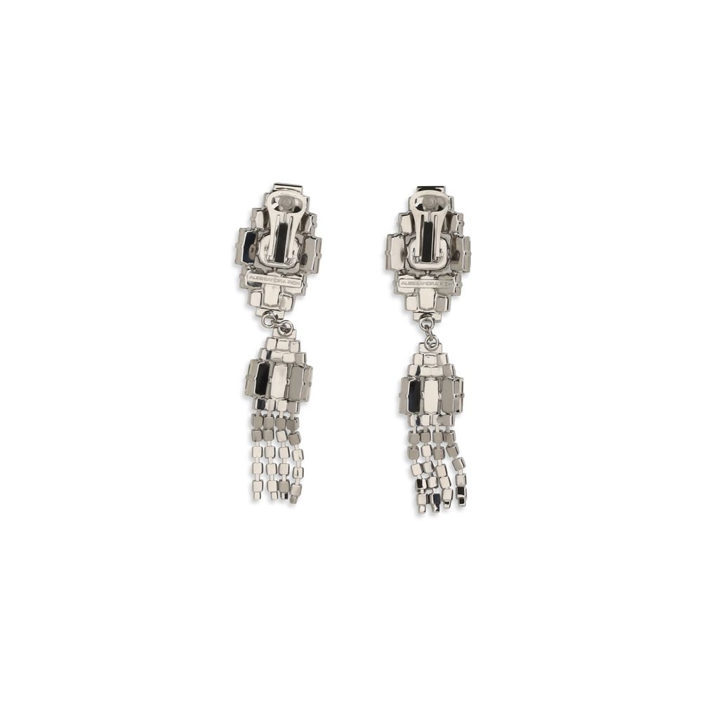 Silver Metal Earrings