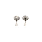 Silver Metal Earrings