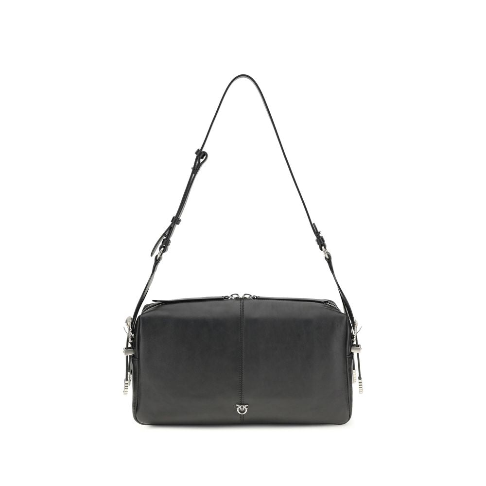 Black Calf Leather Bos Taurus Shoulder Bag