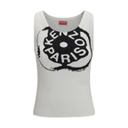 White Cotton Tank Tops