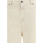 Bicolor Cotton Relaxed Fit Jeans