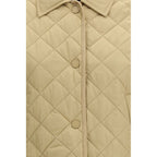 Beige Polyester Coat