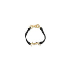 Black Calf Leather Bos Taurus Bracelet