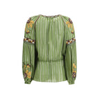 Bicolor Silk Pattern Shirt