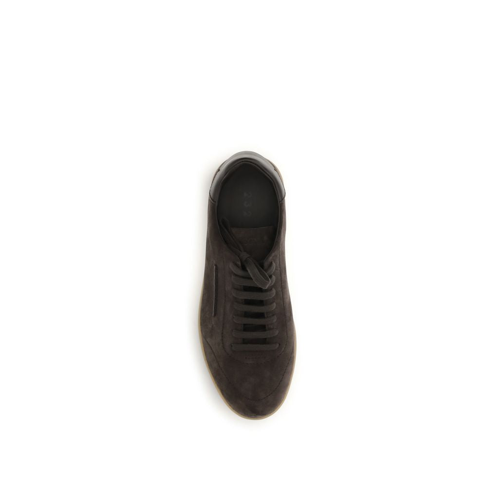 Brown Calf Leather Bos Taurus Low Top Sneakers