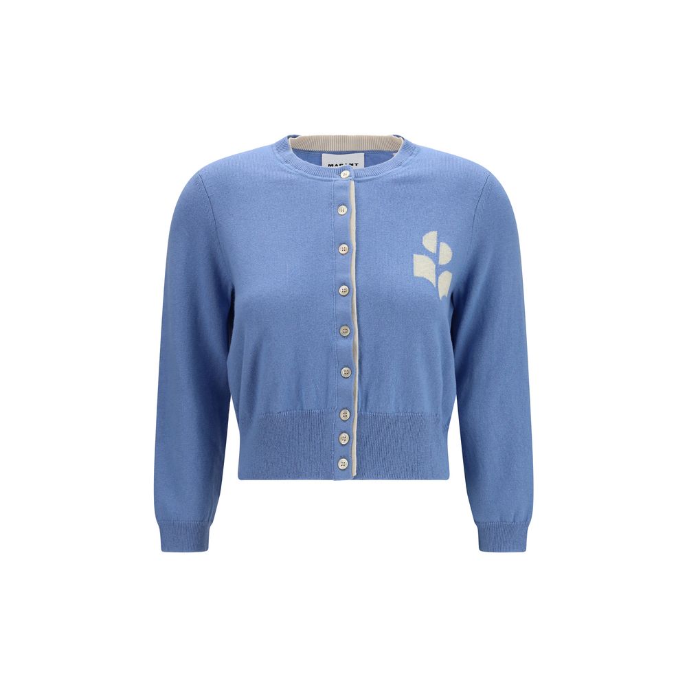 Blue Cotton Cardigan