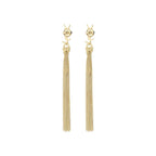 Boucles d'oreilles en laiton doré