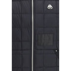 Black Nylon Sleeveless Jacket
