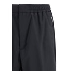 Black Polyester Pants