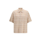 Orange Cotton Pattern Shirt