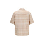 Orange Cotton Pattern Shirt