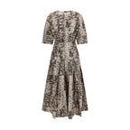 Multicolor Cotton Casual Dress