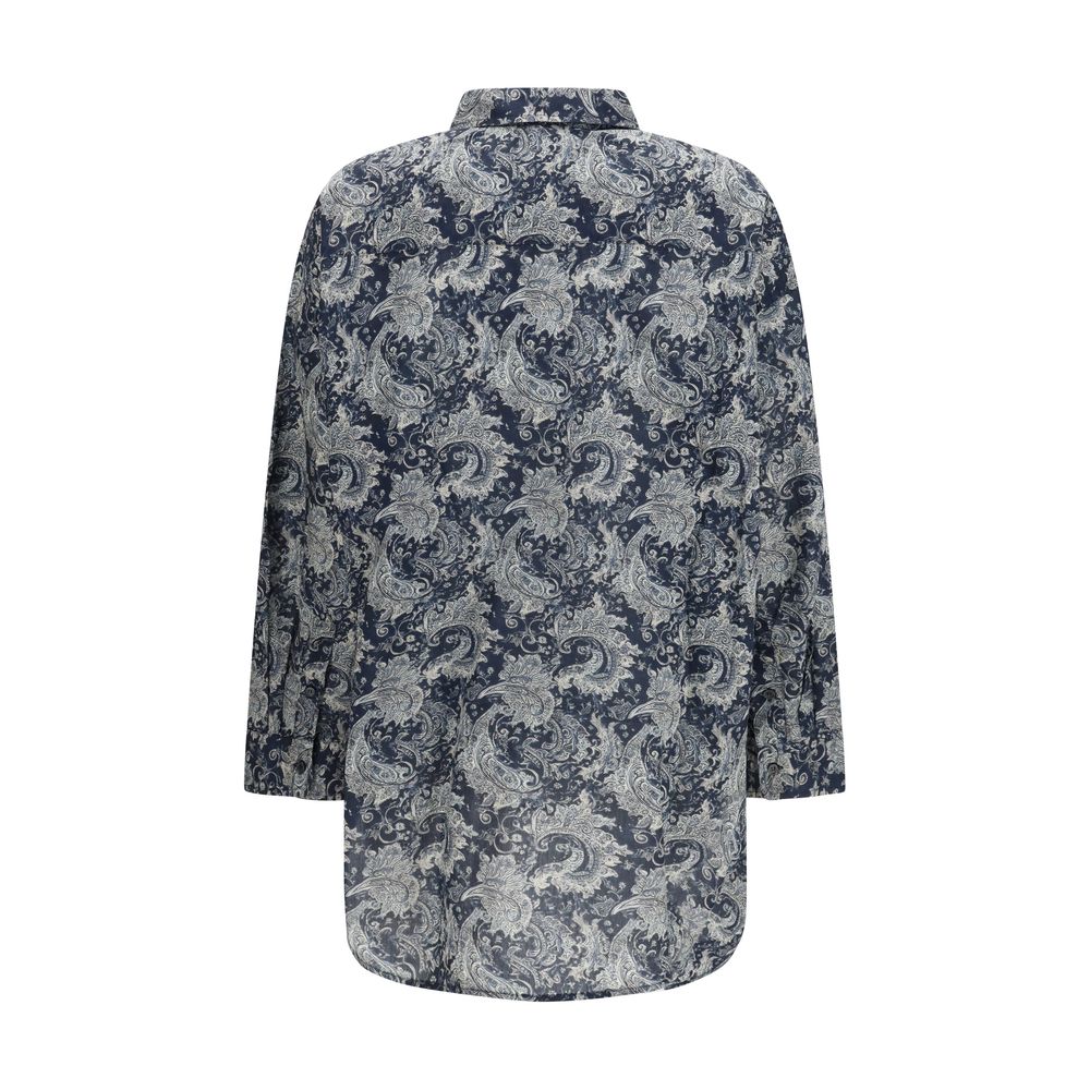 Blue Cotton Shirt