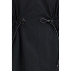 Black Cotton Casual Dress