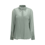Bicolor Silk Shirt