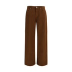 Brown Cotton Pants