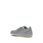 Gray Polyester Sneakers