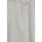 White Cotton Pattern Shirt
