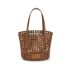 Brown Calf Leather Bos Taurus Backet Bag