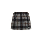 Multicolor Nylon Mini Skirt