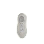 White Calf Leather Bos Taurus Chunky Sneakers