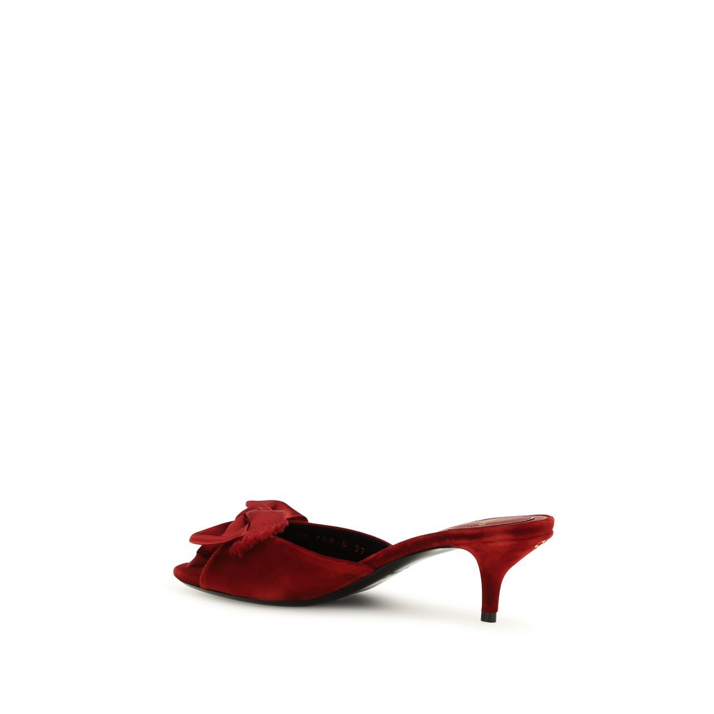 Multicolor Calf Leather Bos Taurus Flat Sandals