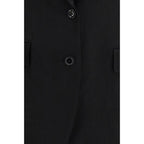 Black Linen Blazer